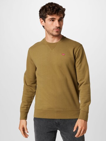 LEVI'S ® Regular Fit Sweatshirt 'Original Housemark' in Grün: predná strana