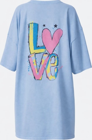 Worldclassca Oversizeshirt in Blau: Vorderseite
