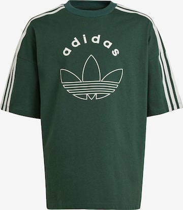 ADIDAS ORIGINALS - Camiseta en verde: frente