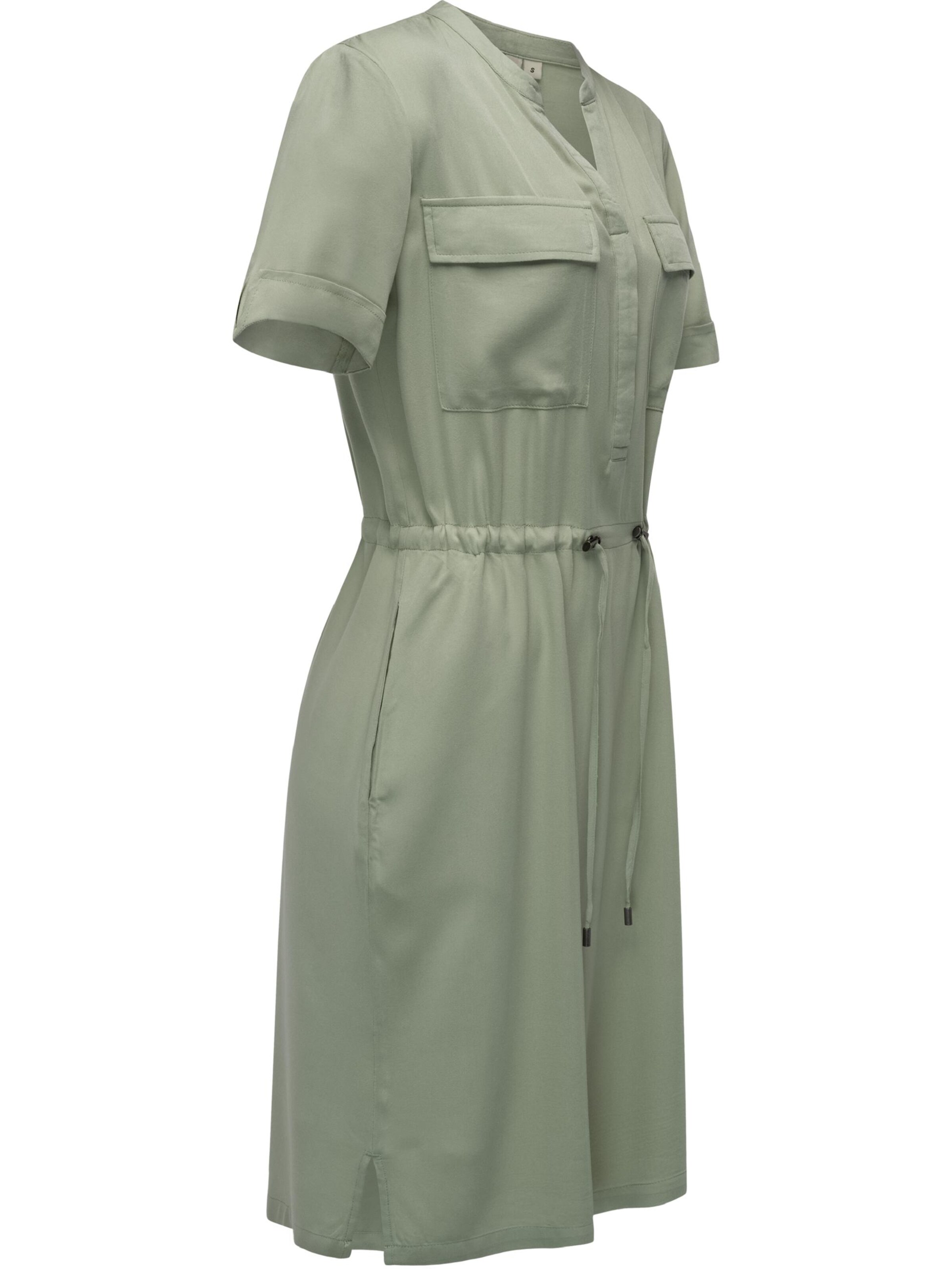 Ragwear Платье-рубашка 'Roisana' в Зеленый