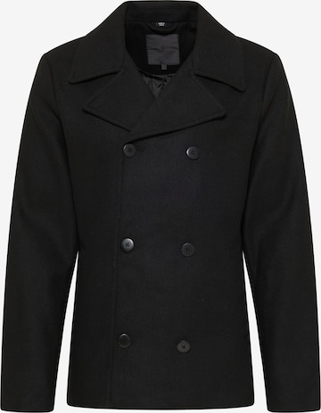 DreiMaster Klassik Between-Seasons Coat in Black: front