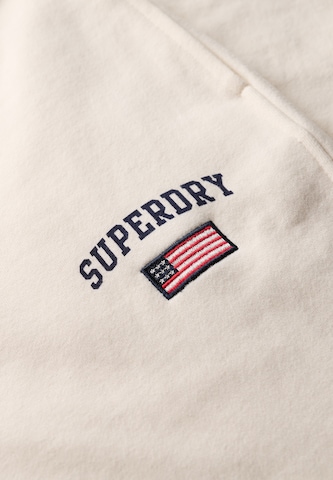 Bootcut Pantalon 'Athletic Essential' Superdry en blanc