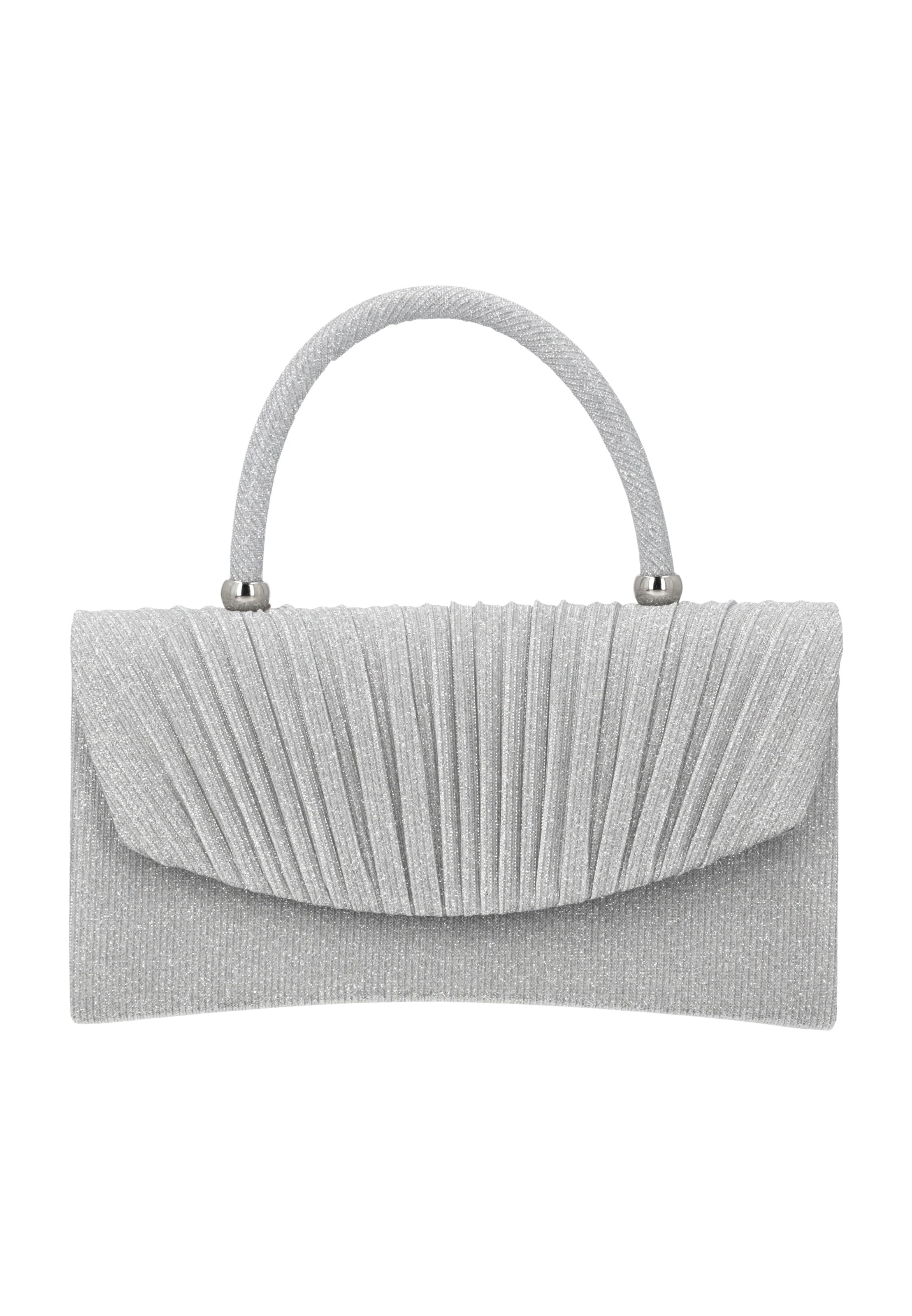faina Handtasche in Silber: Vorderseite