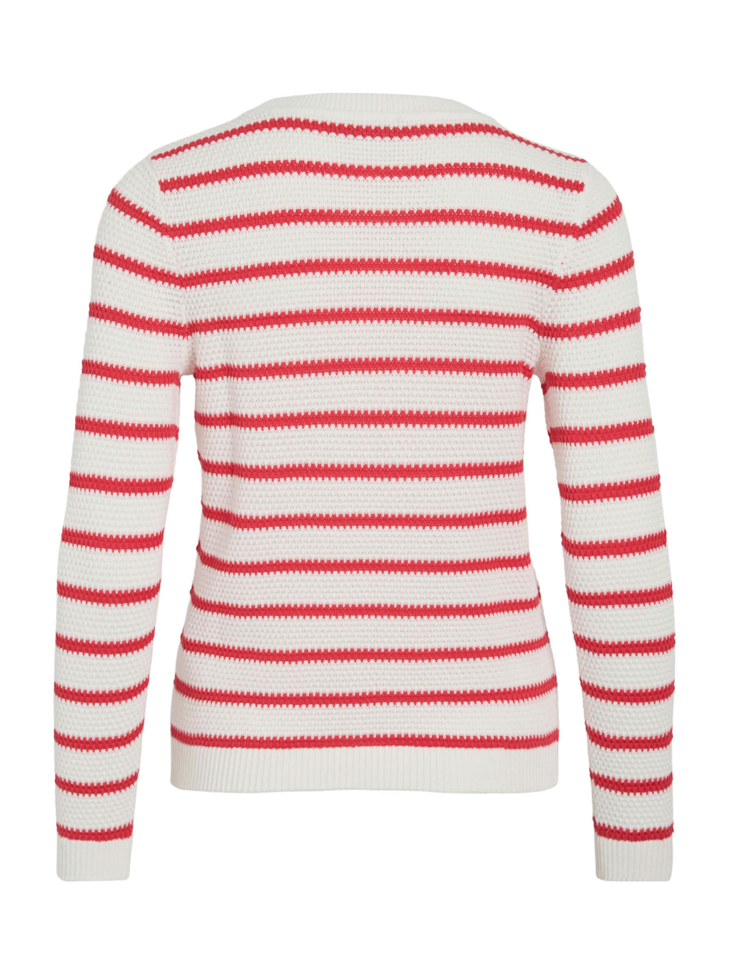 VILA Sweater 'VIDALO' in White