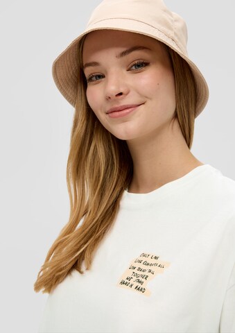 T-shirt QS en beige