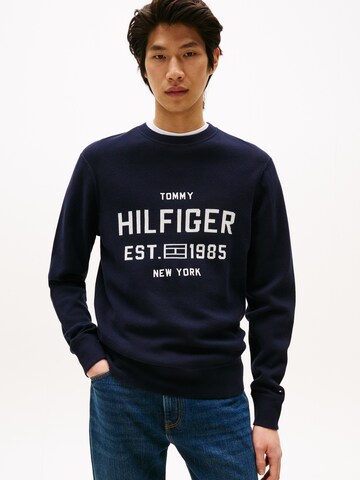 TOMMY HILFIGER Пуловер 'ATHLEISURE' в синьо: отпред