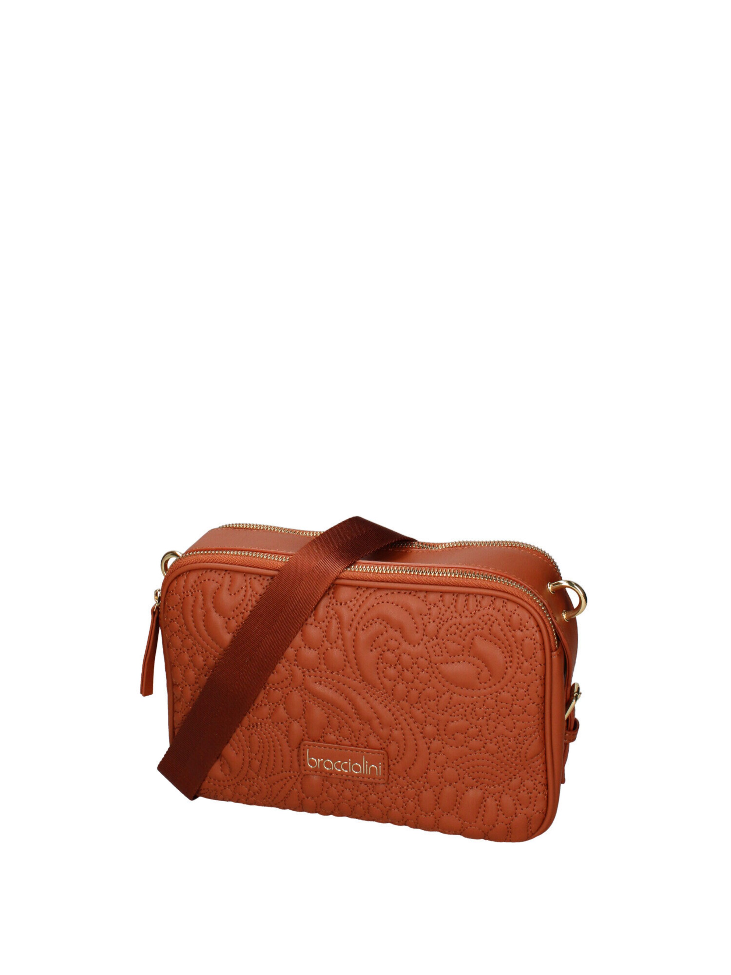 Braccialini Schoudertas in Bruin: voorkant