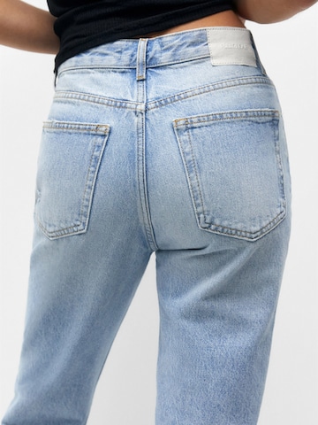 Pull&Bear Tapered Jeans in Blauw