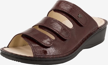 Finn Comfort Mules 'PISA' in Red: front