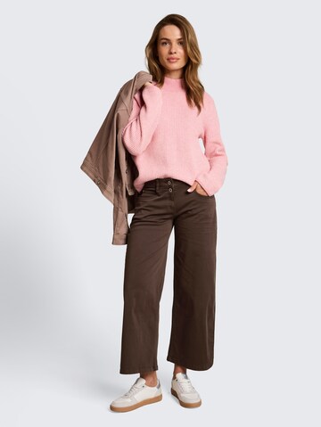 TOM TAILOR Loose fit Pants in Brown