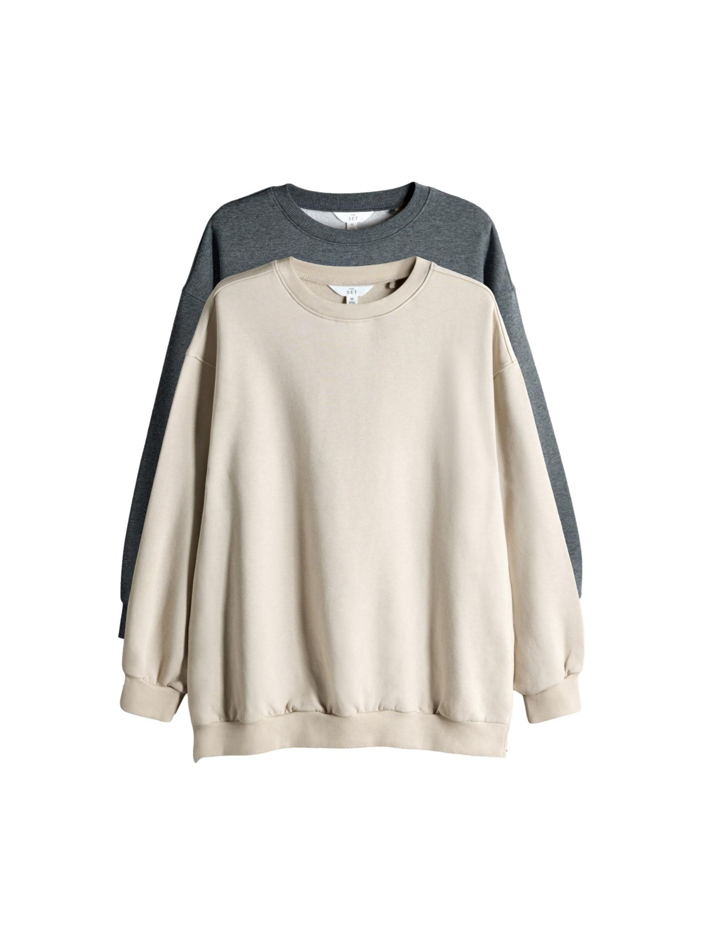 The Set Sweatshirt in Beige: front