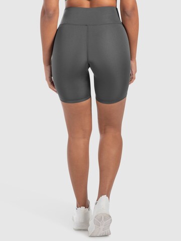 Skinny Pantalon de sport Smilodox en gris