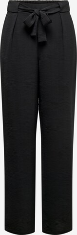 Only Tall Regular Pleat-Front Pants 'Mette' in Black: front