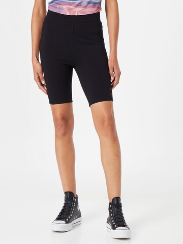 Urban Classics Skinny Leggings in Zwart: voorkant