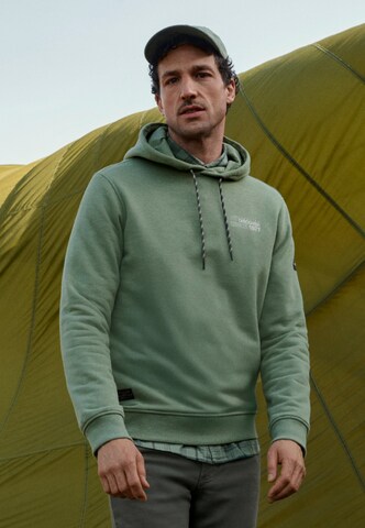 Felpa di CAMEL ACTIVE in verde: frontale