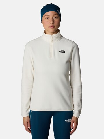 THE NORTH FACE Αθλητικό πουλόβερ '100 Glacier' σε λευκό: μπροστά