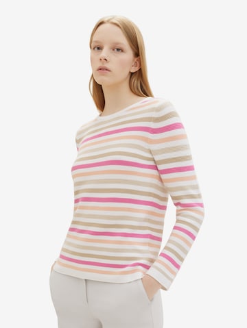 Pull-over TOM TAILOR en rose : devant