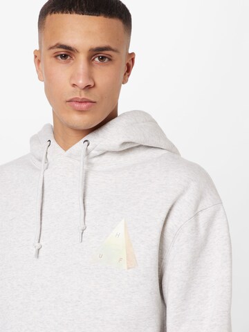 HUF - Sweatshirt 'DISCOVER NATURE' em cinzento