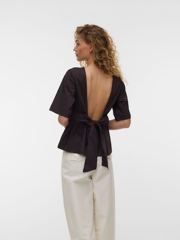 VERO MODA Bluse 'VMLOTUS' in Braun