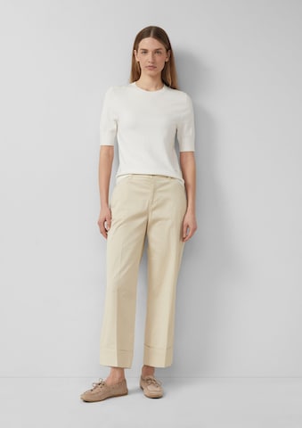 Wide Leg Pantalon s.Oliver en beige : devant