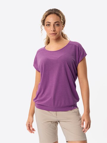 VAUDE Performance shirt 'Skomer III' in Purple: front