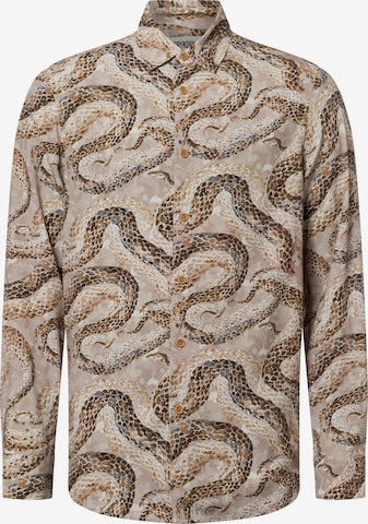 Fit confort Chemise 'Ramis' DRYKORN en marron : devant