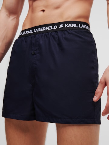 Boxeri de la Karl Lagerfeld pe albastru
