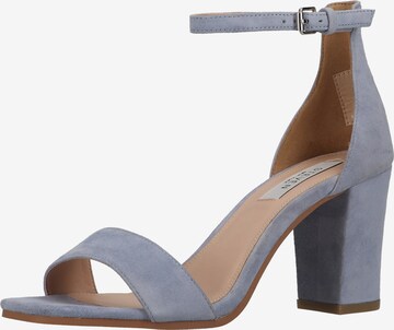 Steven New York Strap Sandals in Blue: front