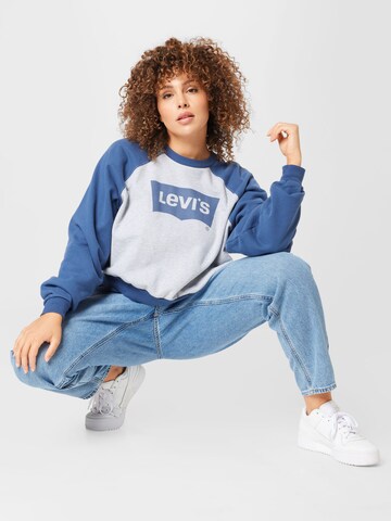 Levi's® Plus Sweatshirt 'PL Vintage Raglan Crew' in Blue