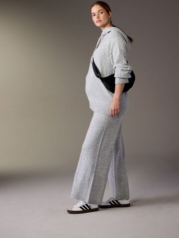 Next Široke hlačnice Hlače | siva barva