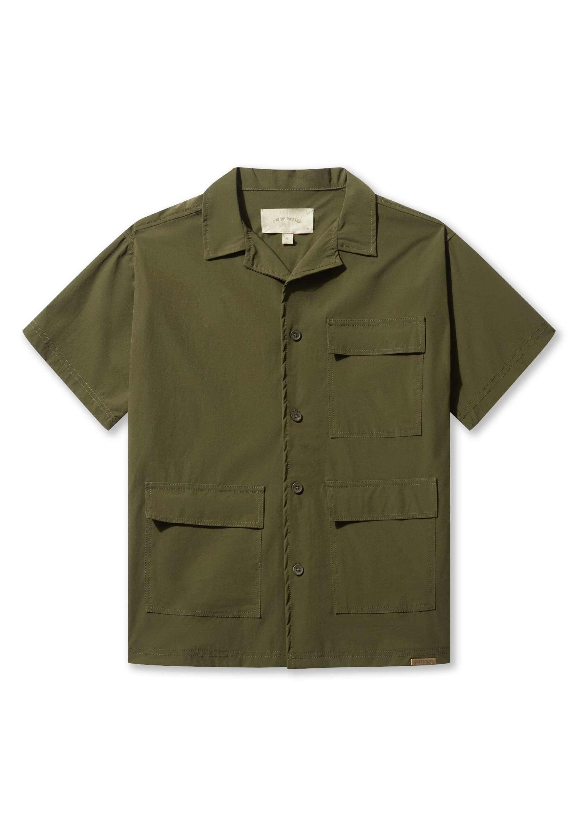 Pas De Monaco Tričko 'Utility' – zelená: přední strana