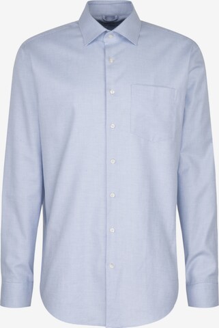 Coupe regular Chemise business SEIDENSTICKER en bleu : devant