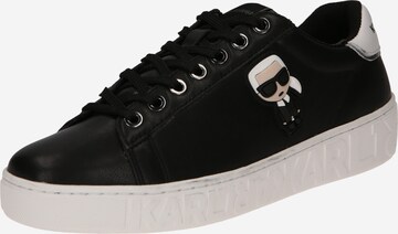 Karl Lagerfeld - Zapatillas deportivas bajas 'KUPSOLE III' en negro: frente