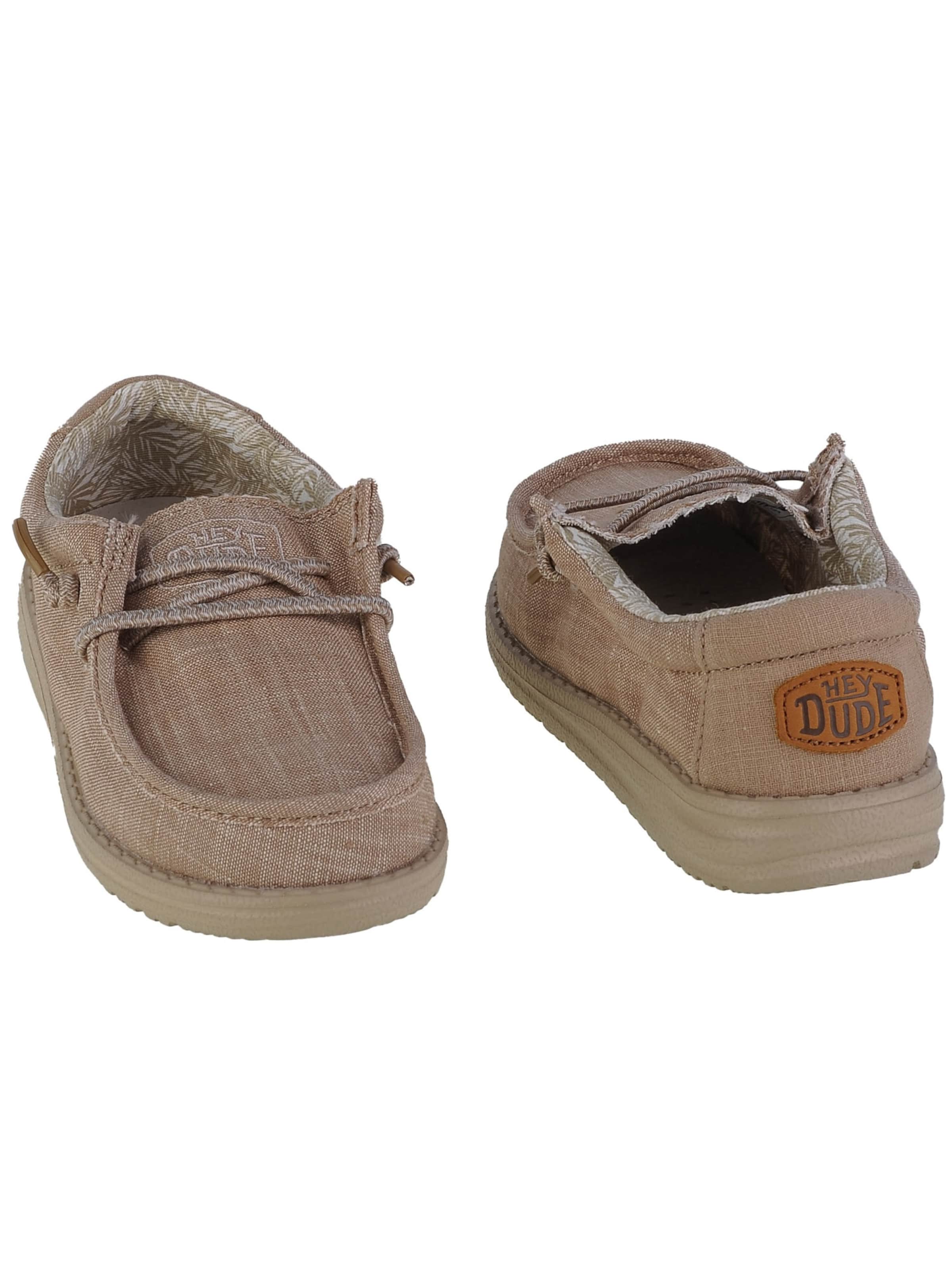 HEY DUDE Flats 'Hey Dude Wally' in Beige