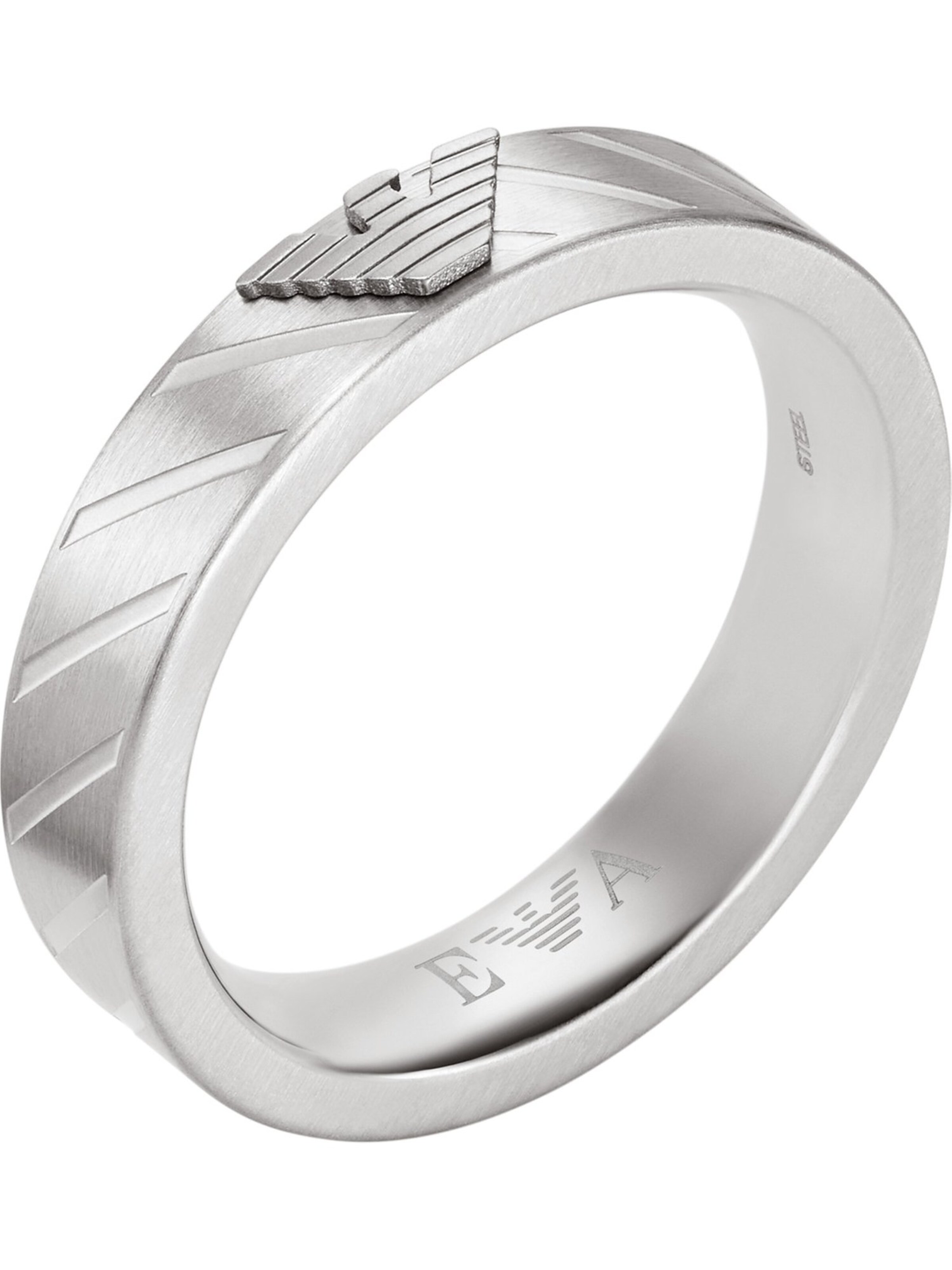 Emporio Armani Ring in Silber: Vorderseite
