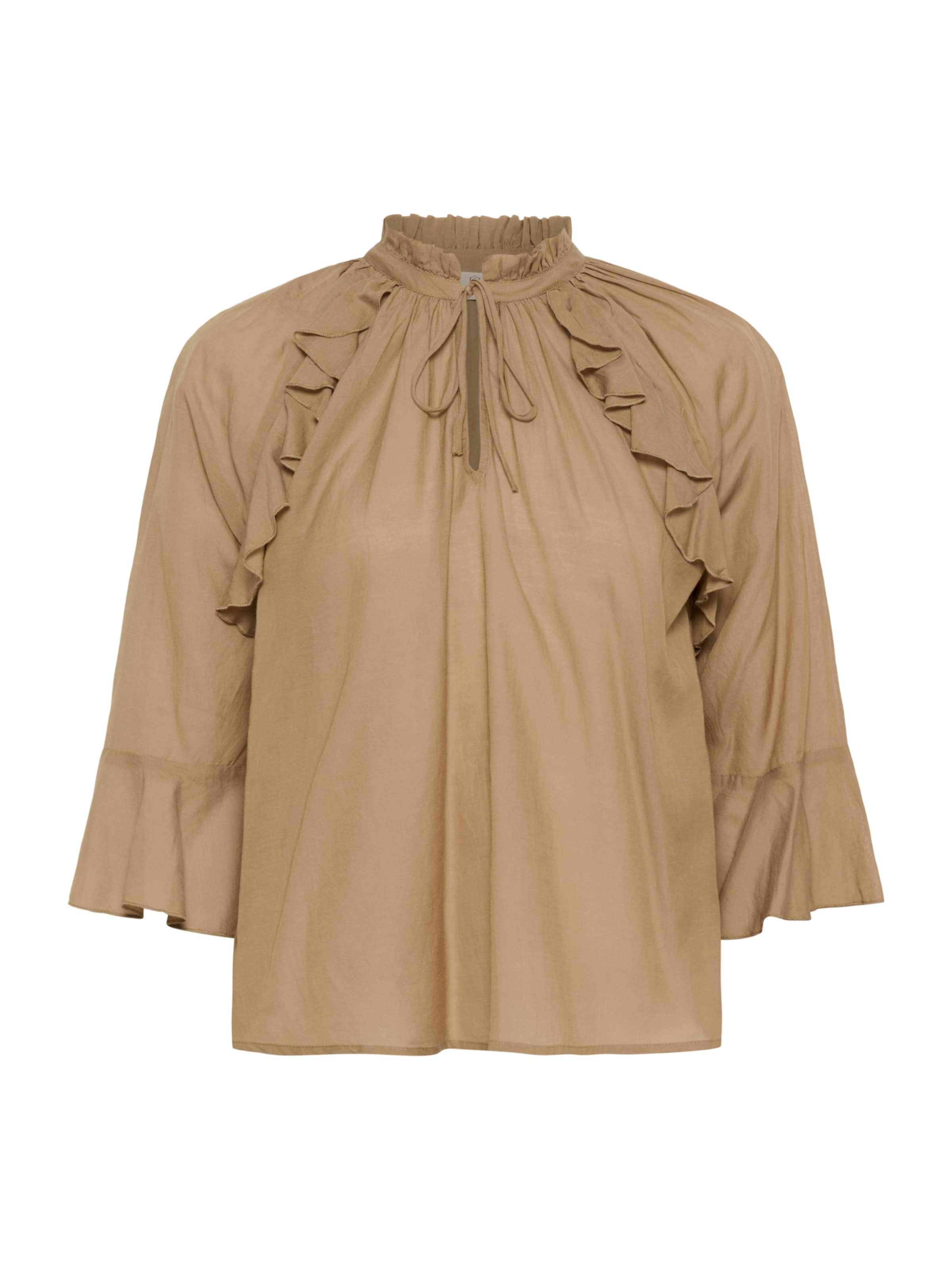 Kaffe Блузка 'Flora' в Бежевый: спереди