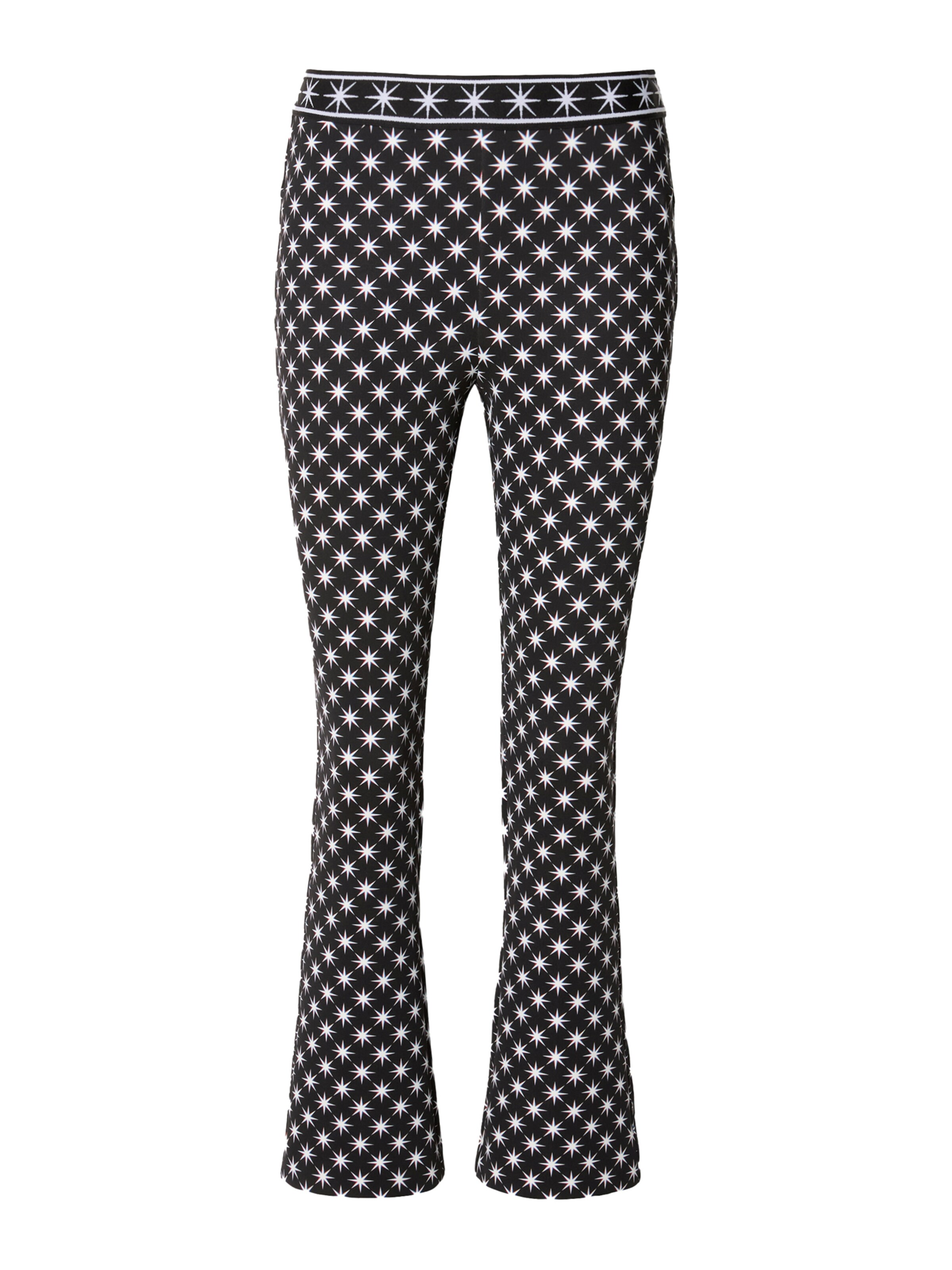 Bootcut Pantaloni de la Marc Cain pe negru: față