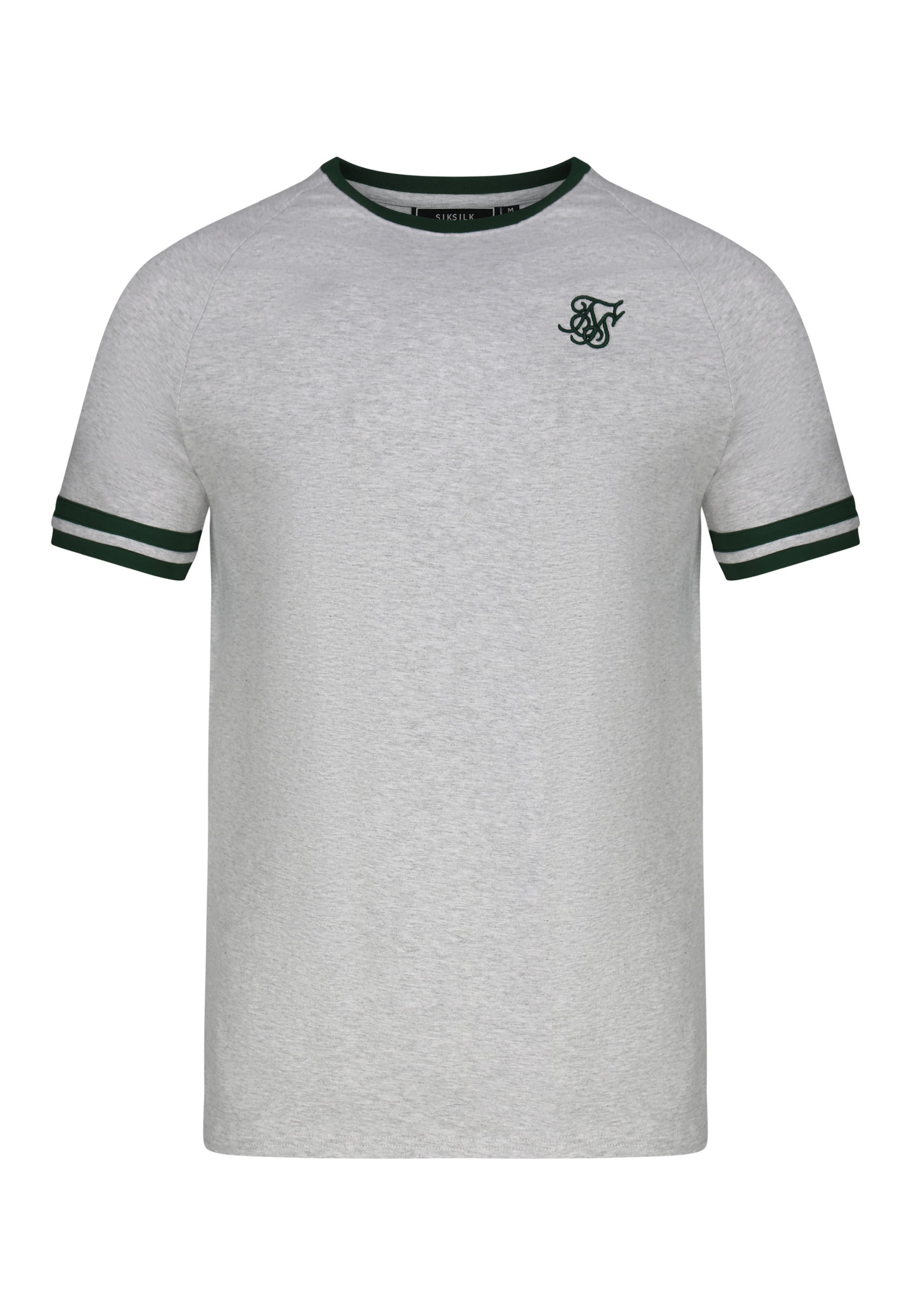 Maglietta 'Tournament' di SikSilk in grigio: frontale
