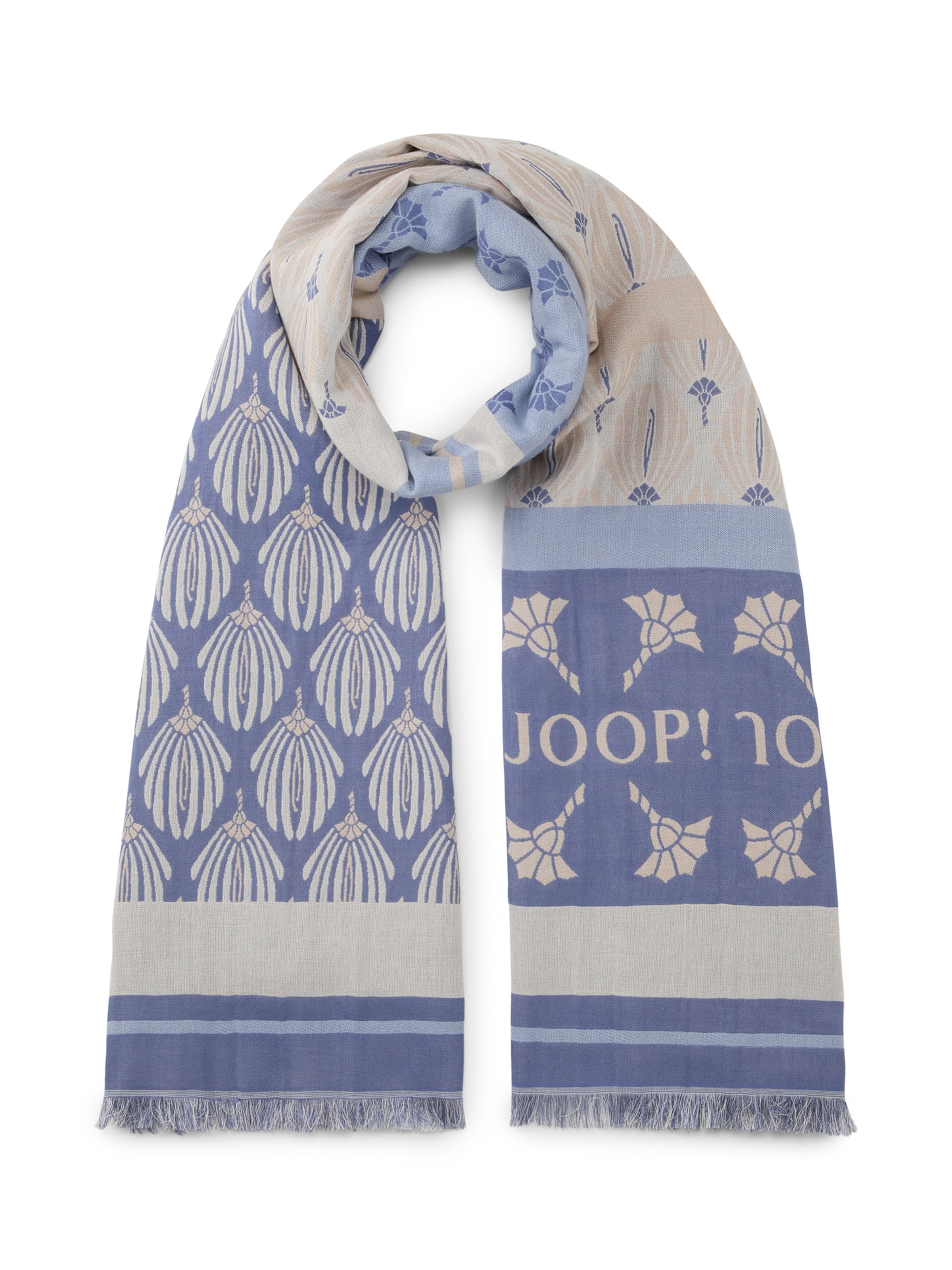 JOOP! Schal 'Alessia' in Beige: Vorderseite