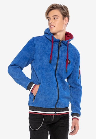 CIPO & BAXX Sweatjacke in Blau