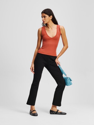 Karl Lagerfeld Top - Oranžová