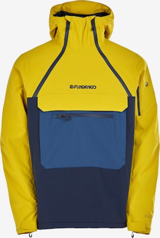 Veste outdoor 'Hydra ECO Anorak' Fundango en jaune : devant