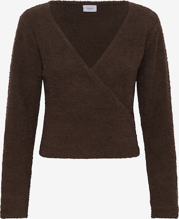 SAINT TROPEZ Pullover 'NadalieSZ' in Braun: Vorderseite