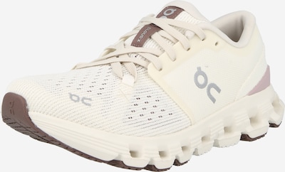 On Laufschuh in elfenbein / silbergrau, Produktansicht