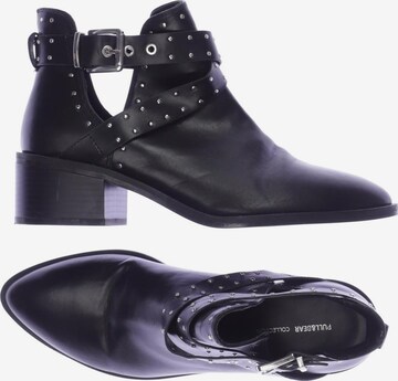 Pull&Bear Dress Boots in 39 in Black: front