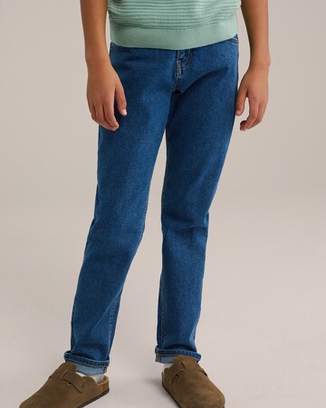 Regular Jean WE Fashion en bleu : devant
