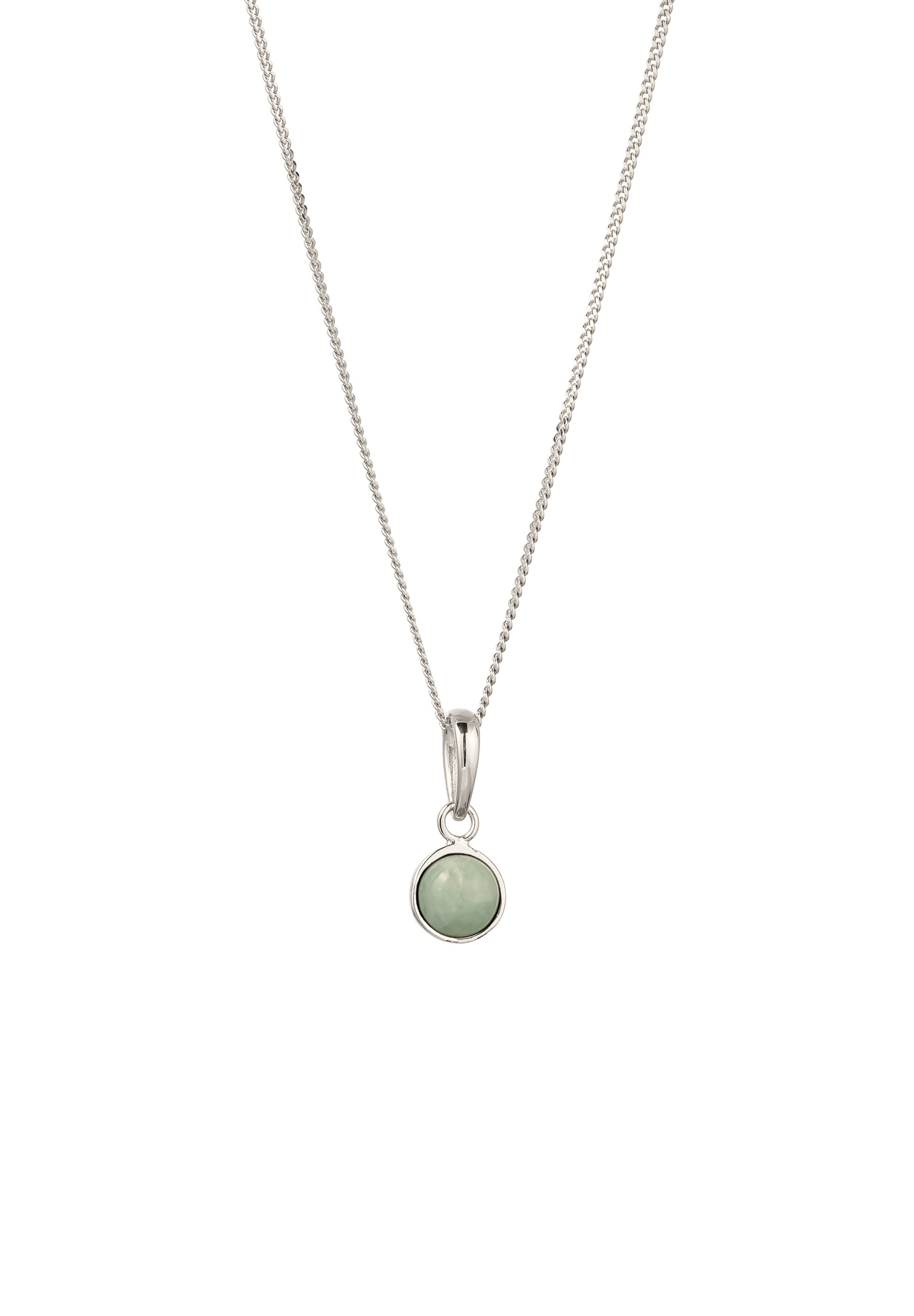 ELLI Necklace 'Jade' in Silver