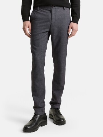 TOM TAILOR Slim fit Chino trousers 'TRAVIS' in Grey: front