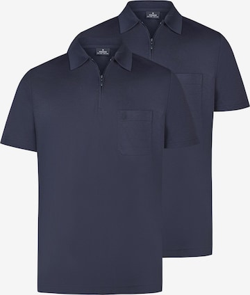 Ragman Shirt 'Basic' in Blue: front
