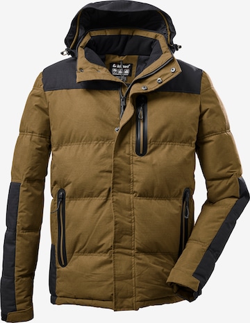 KILLTEC Outdoor jacket in Green: front